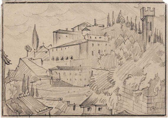 Добужинский Мстислав Валерианович. Флоренция 